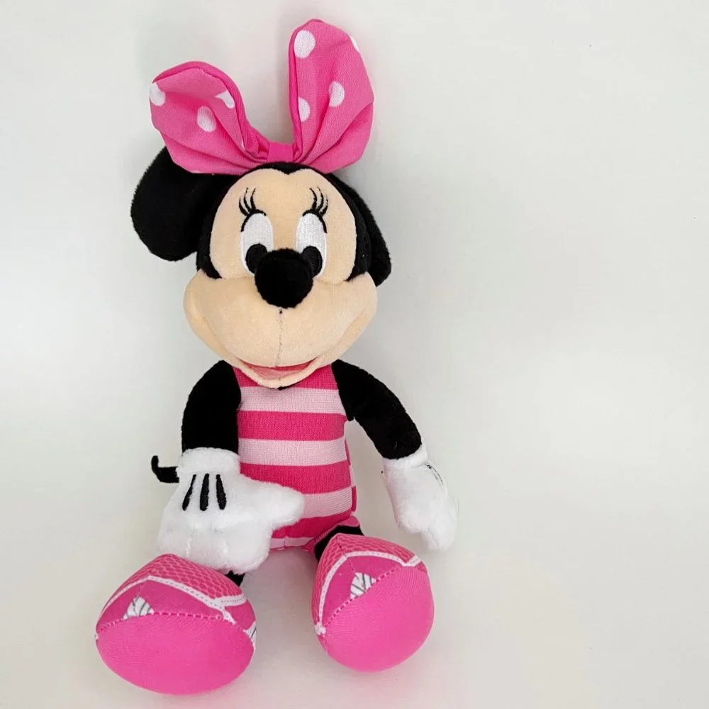 Disney Just Play Plush Minnie Mouse Jogger 9 in Stuffed Animal Toy